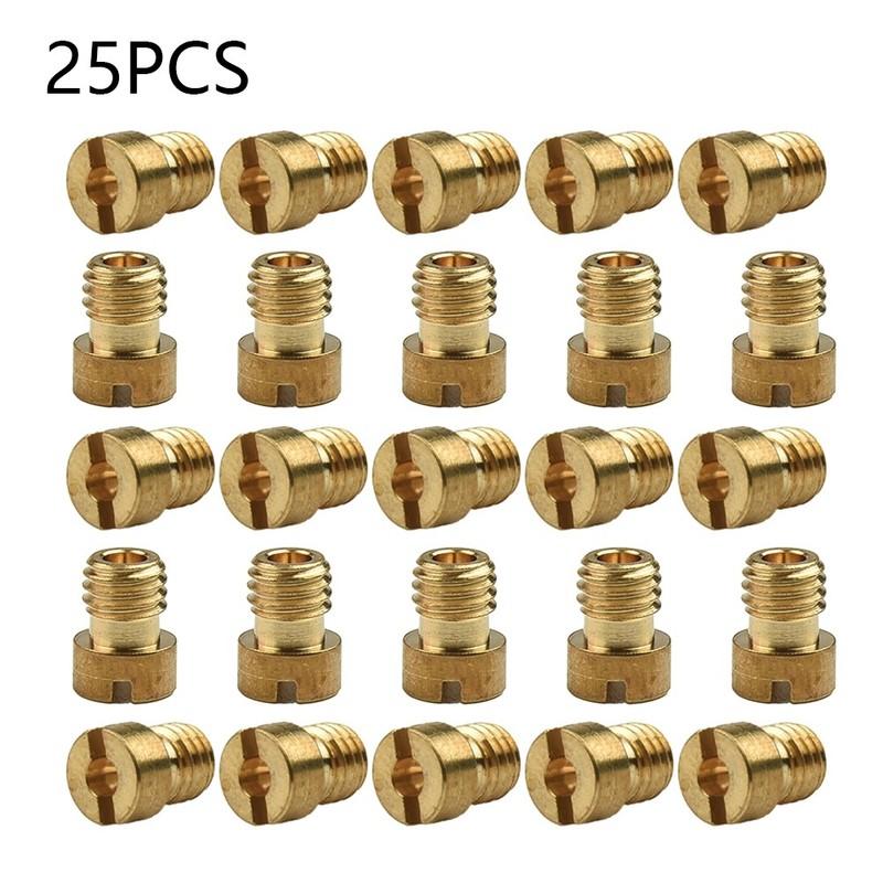 

25 Pcs Main Jet Nozzles 55-115 M5 5mm Thread For Dellorto-SHA 13 SHA 14 SHA 15 SHB 16 SHB 19 SHB 20 SHBC 19 Carburetor Injector