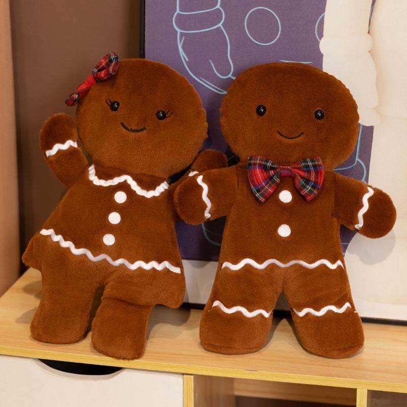 15/37cm Bambola Peluche Carina Cartone Animato Pan di Zenzero Ciondolo Giocattolo Morbido Regalo di Natale Per Bambini Ragazzi Ragazze Decorazione per la Casa