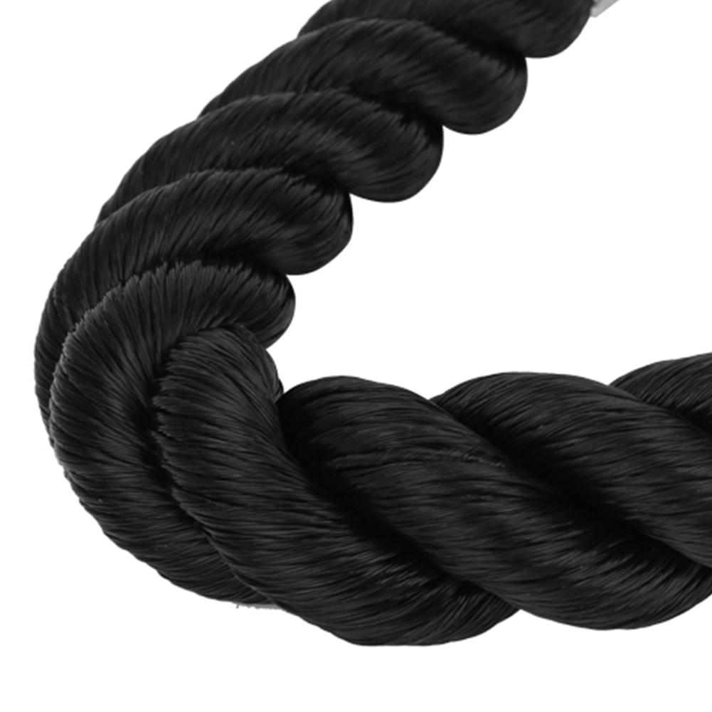 Fitness Triceps Rope, Nylon Strong Rope with Plastic Handle, Work Well for Triceps Back Biceps Shoulders, Use with Hooks or for Home Gym Equipment