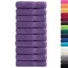 Vidaxl Ręczniki Premium Solund 10 Szt. Fioletowe, 70X140 Cm, 600 G/Cm²