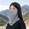 Yousheng Outdoor Face Guard, Ice Silk Sunscreen Cover for Face Neck And Clavicle, Elastic Ear Loop Eye Corner Sun Shield for Outdoor Summer