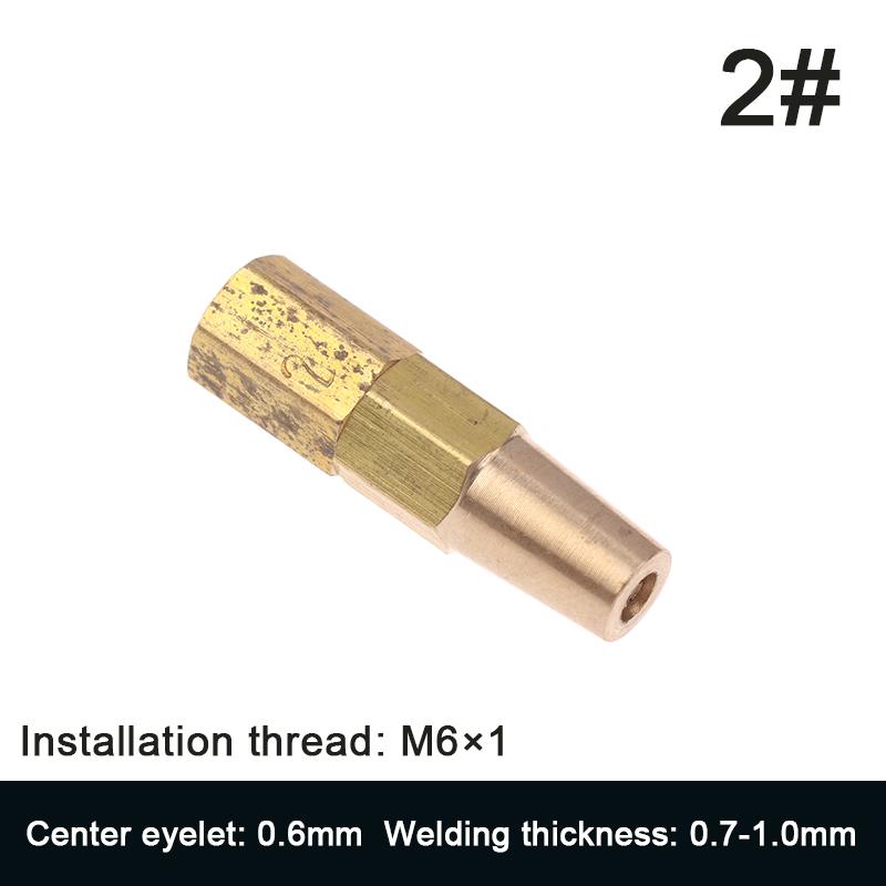 Replace Part Tips Copper Propane Welding Nozzle 0.5/0.6/0.7/0.8/0.9Mm For H01-2 Holder Gas Welding Torch Accessories