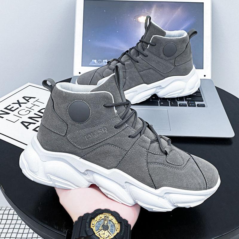 Nuovi Stivali da Uomo Pelle Impermeabile Stivali Stringati Uomo Caviglia Scarpe Leggere per Uomo Sneakers Autunno Inverno Casual