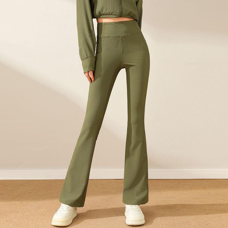 

Женский танцевальный спортивный костюм высокого класса: Весна/Осень 2025 Куртка для йоги и утягивающие брюки микроклеш S