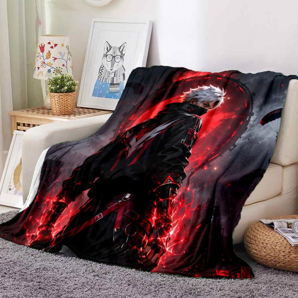Free Fire Flannel Blanket, High quality Comfortable for All Seasons, Home Decor, Warmth and Comfort