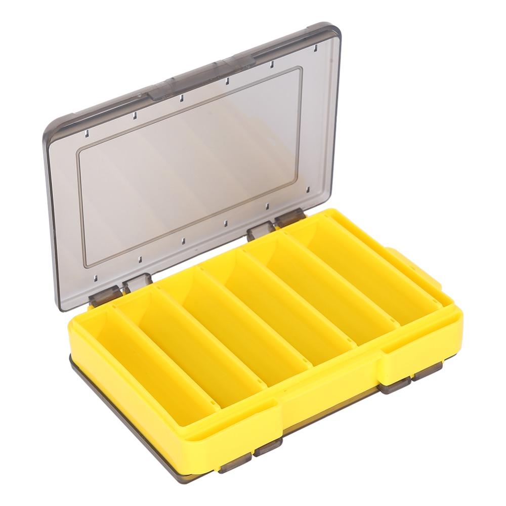 2PCS PP Lure Tackle Box 12 Slots Fishing Lure Tackle Box Fishing Lure Box Fishing Lures Storage