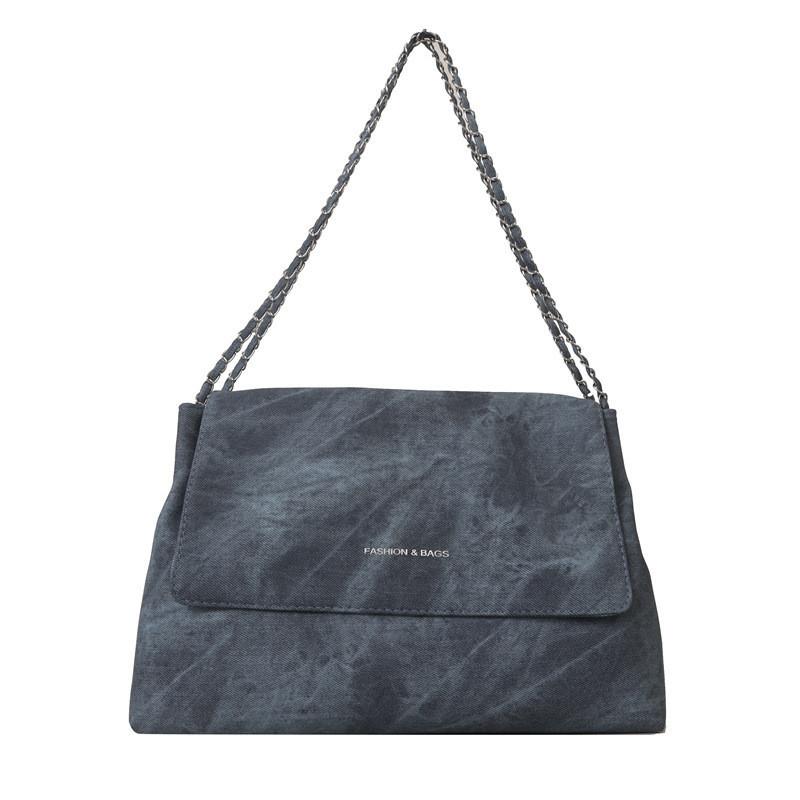 

Trendy Retro Medium Sized Shoulder Tote Bag For Women Featuring Chic Chain Details And Stylish Color Options StyleA