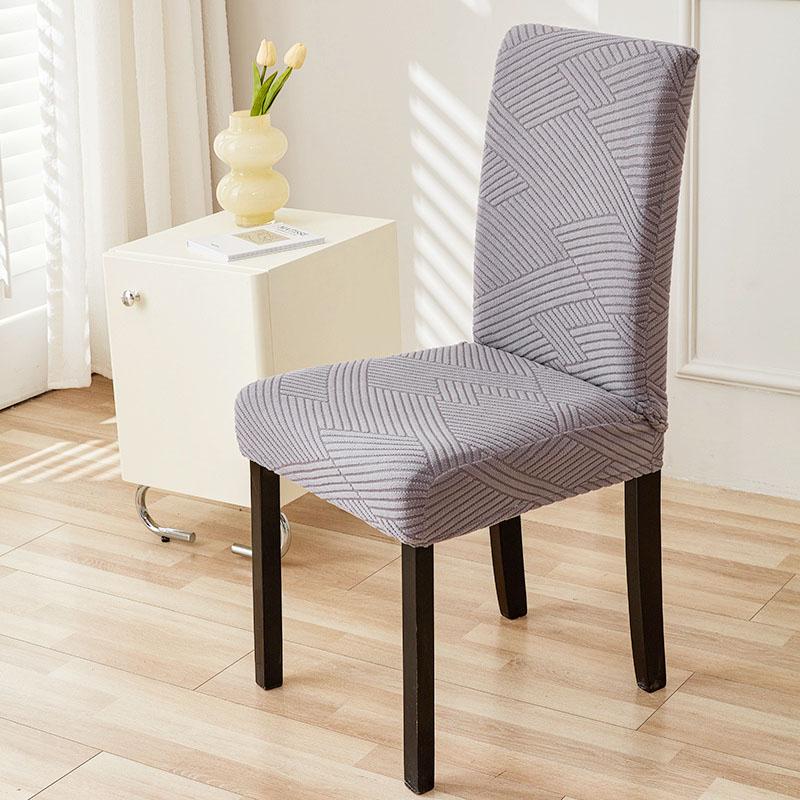Elastischer rhythmischer Jacquard-Stuhlbezug, All-Inclusive, einfach, rutschfest und schmutzabweisend, für den Heimgebrauch, hochwertig und vielseitig für alle Jahreszeiten
