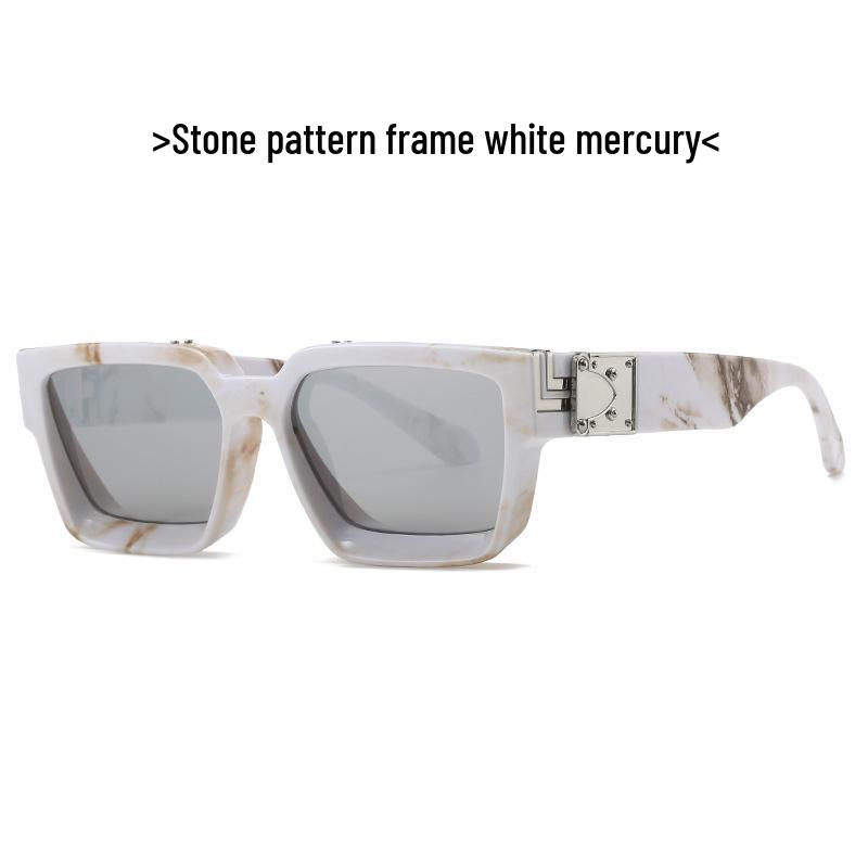

Millionaire Square Sunglasses 86367: Modern Unisex European & American Fashion Shades