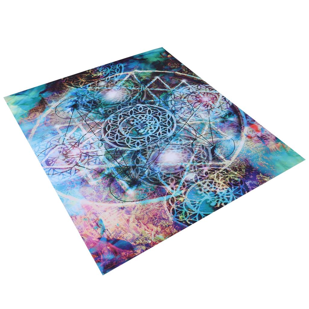 Polyester Tapestry Abstract Geometry Pattern Wall Hanging Blanket Art Home Decoration150x130cm