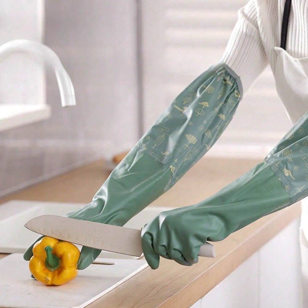 Washing gloves are waterproof for housework, durable household cleaning gloves for dishwashing