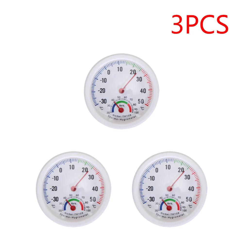 Accurate Positioning Humidity Meter Mini Bell Shaped Analog Hygrometer Humidity Watch -30-50 Celsius Degree for Gardens Terraces