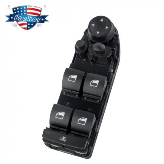 Front Left Window Switch w/ Power Folding Mirrors for 2007-14 BMW X5 X6 E70 E71