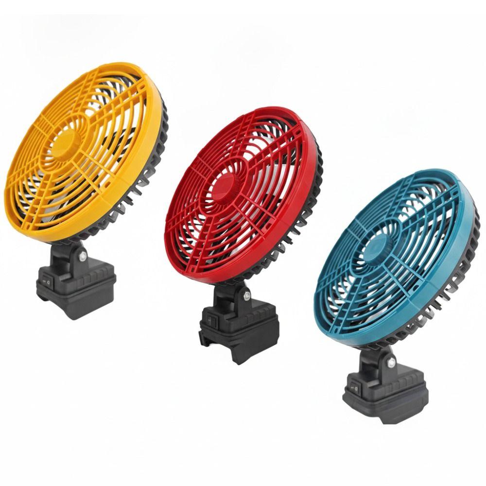 Foldable Lithium Battery Fan 8 Inch Jobsite Fan for Makita/Dewalt/Milwaukee Outdoor Camping