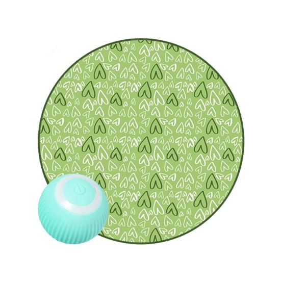 Yousheng 1 Set Cat Toy Interactive Hunting Cover Cat Ball Toy Set Rechargeable Quiet Rolling Cat Ball Pet Supplies