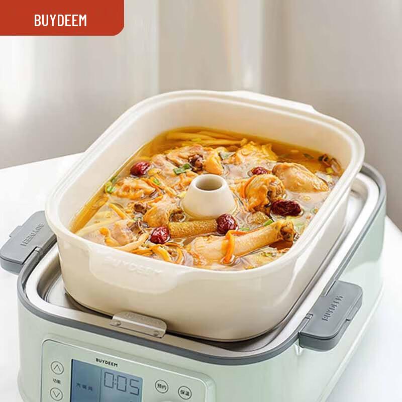 Buydeem 2.8L Ceramic Steam Pot