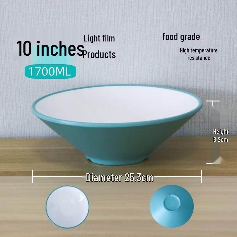 Two-Tone Melamine Douli Style Restaurant Bowl