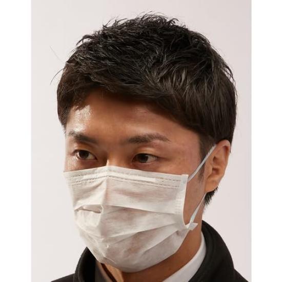 TRUSCO Cleanroom White Mask, 2-Layer (50 Count), Cm-2-50,