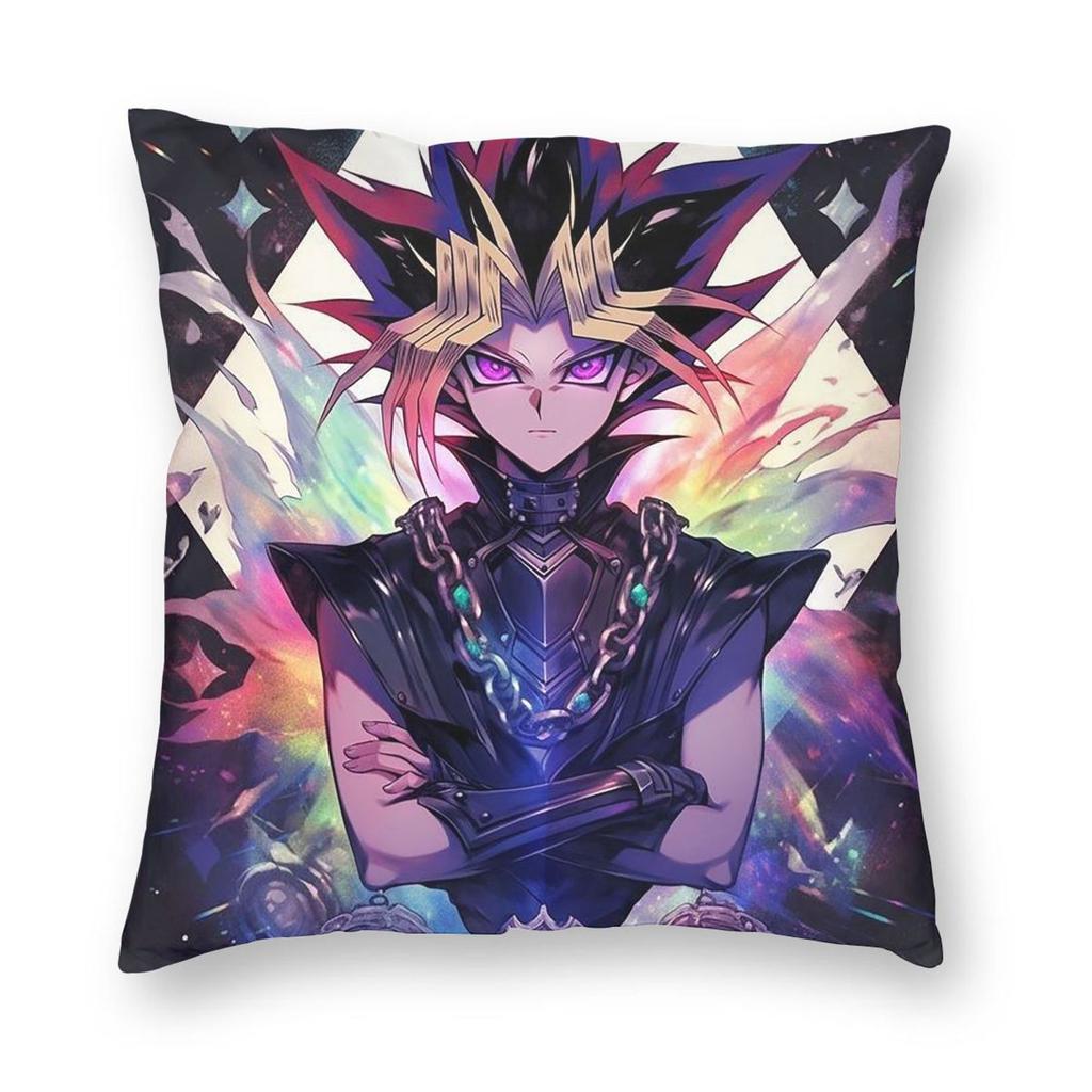Anime Cool Yu Gi Oh Card Square Pillowcase Pillow Cover Cushion Decor Comfort Throw Pillow for Home Bedroom