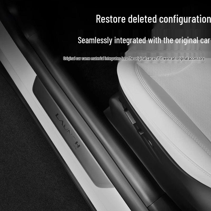 Tesla Model Y/3 Door Sill Strips & Seat Corner Protectors with Front/Rear Anti-Kick Mats