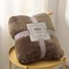 Thick Flannel Blanket Plaid Fleece Throw All Season Pet Bed Cover Air Conditioner Soft Coral Home