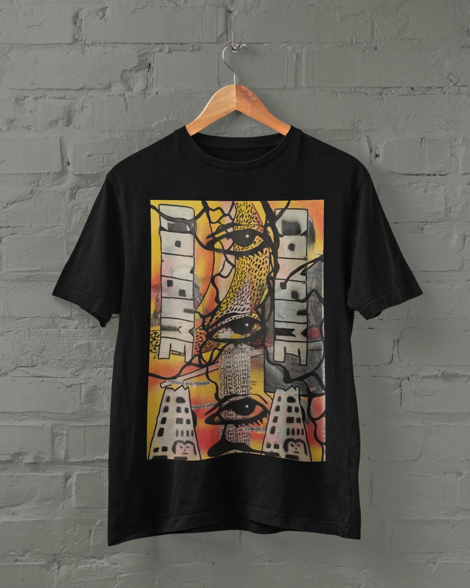 Original Art Shirt, Weirdcore Clowncore Clothing, Weird Eyes Tshirts, Cyberpunk, Alt Clothing, Grunge Clothing, Dreamcore, Goblincore,Kawaii S