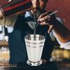 304 Stainless Steel Iced Cocktail Cup Drinking Wine Mug Anti Falling for Bar Party Bartender Tool(Silver 400ML)