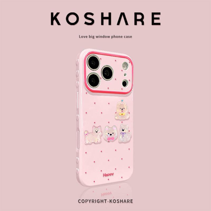 Polka Dot Puppy Doll for Apple 11promax Mobile Phone Case 11 Cute Cartoon Iphone11 with Bracelet 11