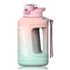 Frosted Gradient Large-Capacity Drop-Proof Sports Water Bottle
