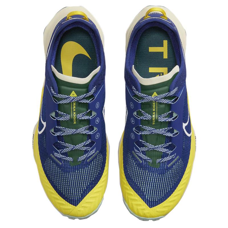 Nike Air Zoom Terra Kiger 8 Deep Royal Blue Yellow Strike Sneakers casual DH0649-400