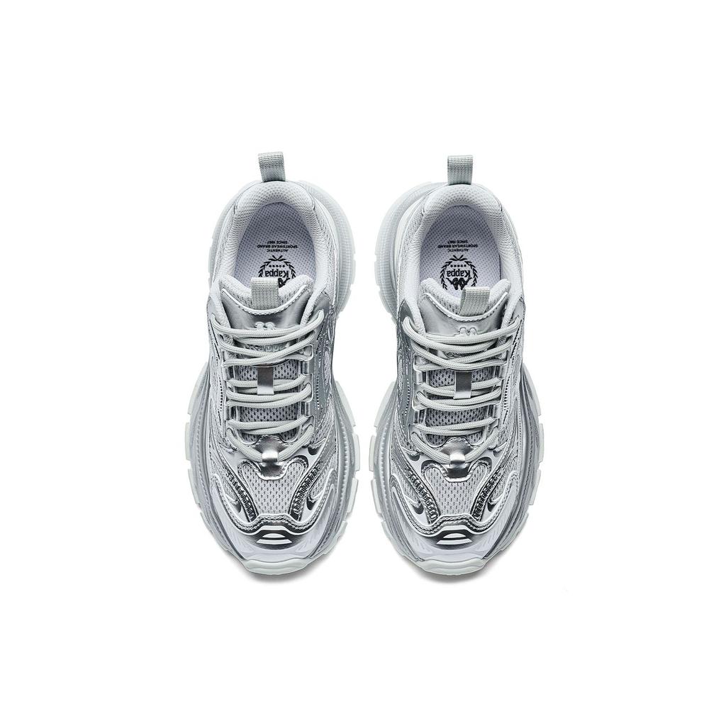 Kappa Urban Sports Back-To-Back Thick Sole Height Increasing Simple Fashion Commuting Casual Non-Slip Wear-Resistant Low-Top Dad Shoes K0F25MC39CJ-171