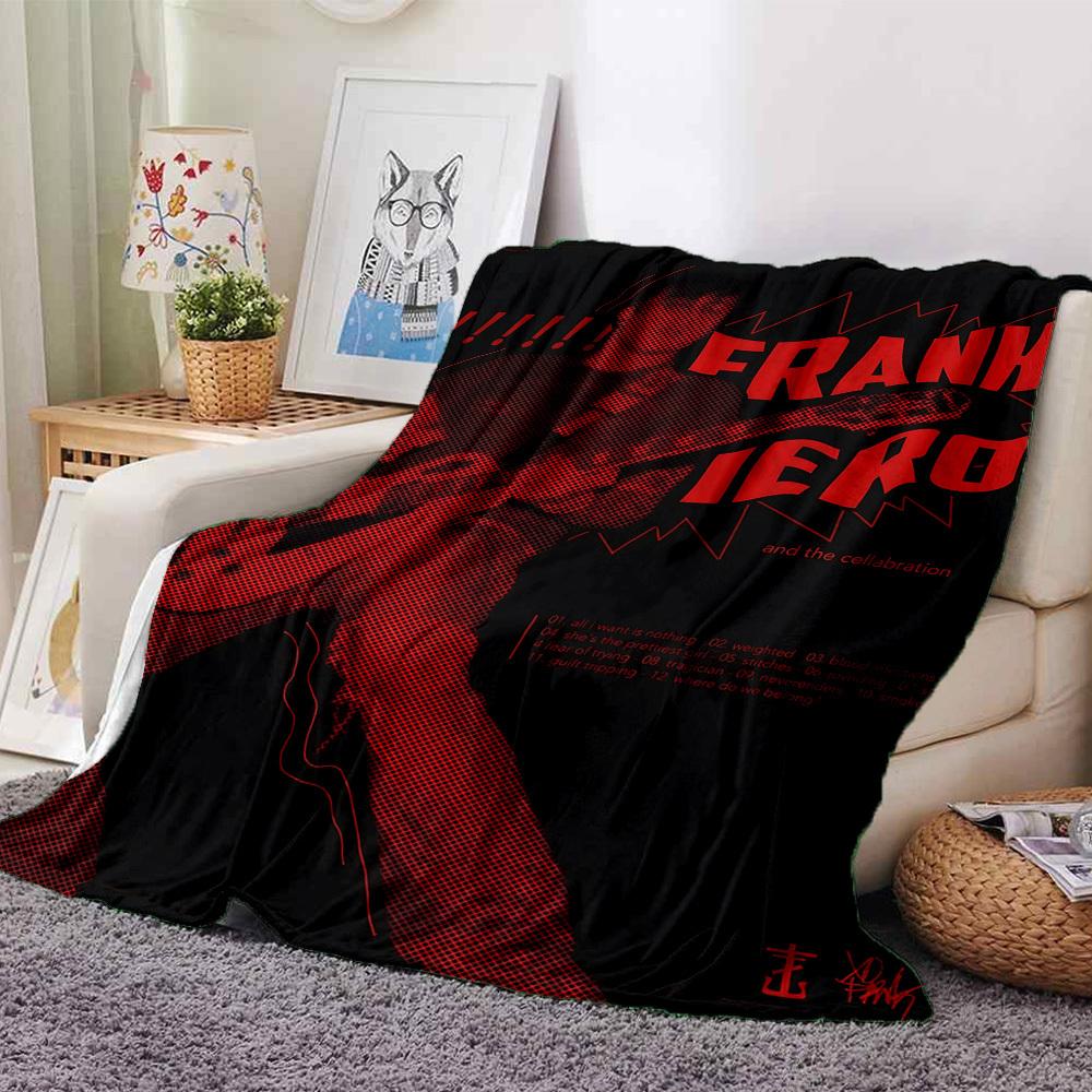 

1pc dragon guitarThemed Blanket - Soft Flannel All-Season Cozy Throw with Bold Graphic Print, Travel, or Holiday Gift for Family & Friends138 80cmx120cm(31inx47in)