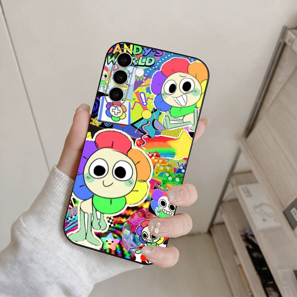 D-Dandy World Phone Case For Samsung Galaxy A73,A72,A71,A70,A53,A52,A51,Others Soft Black Cover