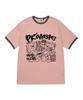 PRIMATE Punkangel Women'S Ribbed Ringer Short Sleeve T-Shirt 5 Colors