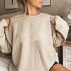 TEMU Autumn/Winter Round Neck One-Piece Custom Print Sweatshirt