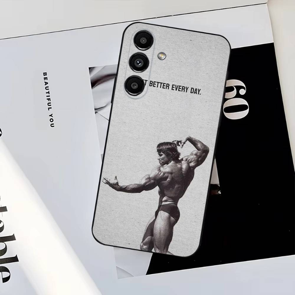 

Arnold Schwarzenegger Phone Case For Samsung S25,S24,S23,S22,S21,S20,S10,Ultra,Plus,Lite,FE,Soft Silicone Black Cover Samsung S24fe