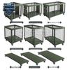 Folding Movable Storage Mesh Cage with Wheels