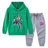 Casual Loose Hoodie Fashion Printed Set Comfortable Clothing Sets Girls