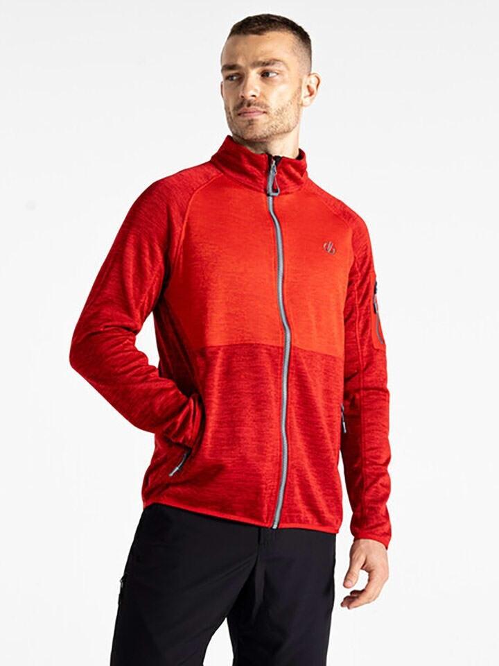 Dare2b Men's Torrek Mountain Fleece Jacket (DMA720) Rot (DMA720-Q3Z)