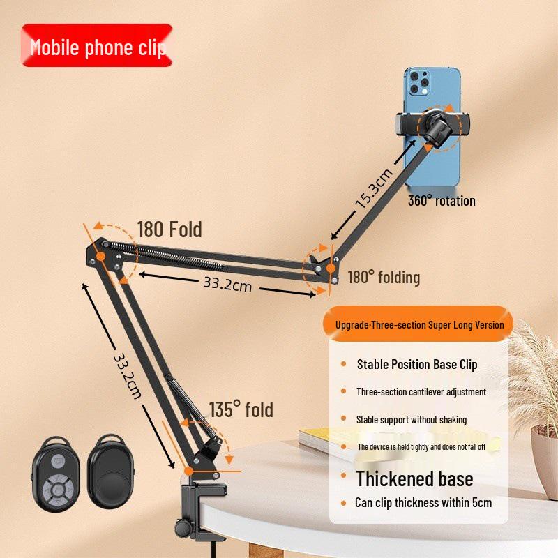 Adjustable Mobile & Tablet Stand for Hands-Free Viewing