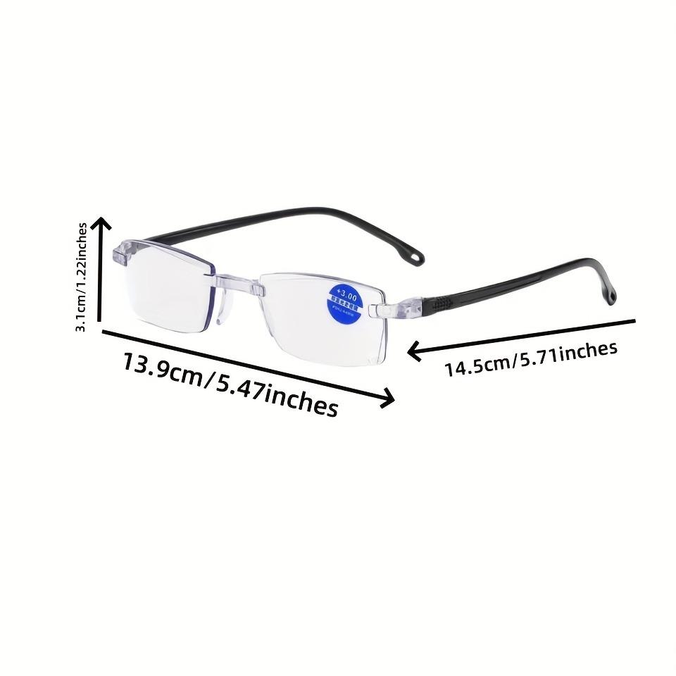 6pcs Eye Protection Reading Glasses Personalized Fashionable Versatile Youthful Unisex Fashionable Anti Blue Light