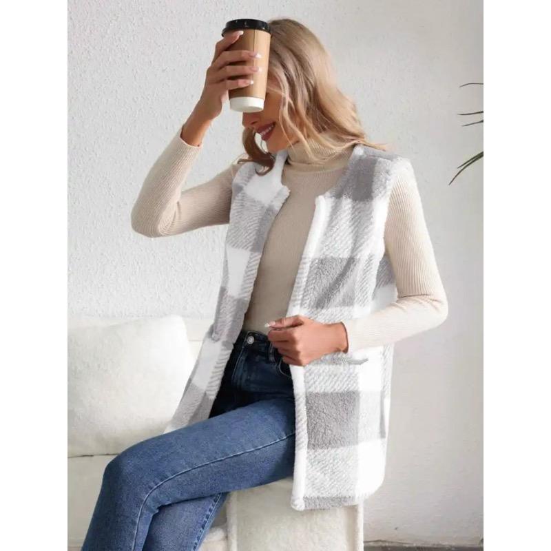 Luźny damski sweter rozpinany