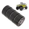 4PCS 1.9in RC  s   Fit Strong Support 8 Spokes Wheel   Set for   SCX10 SCX10 II SCX10 III