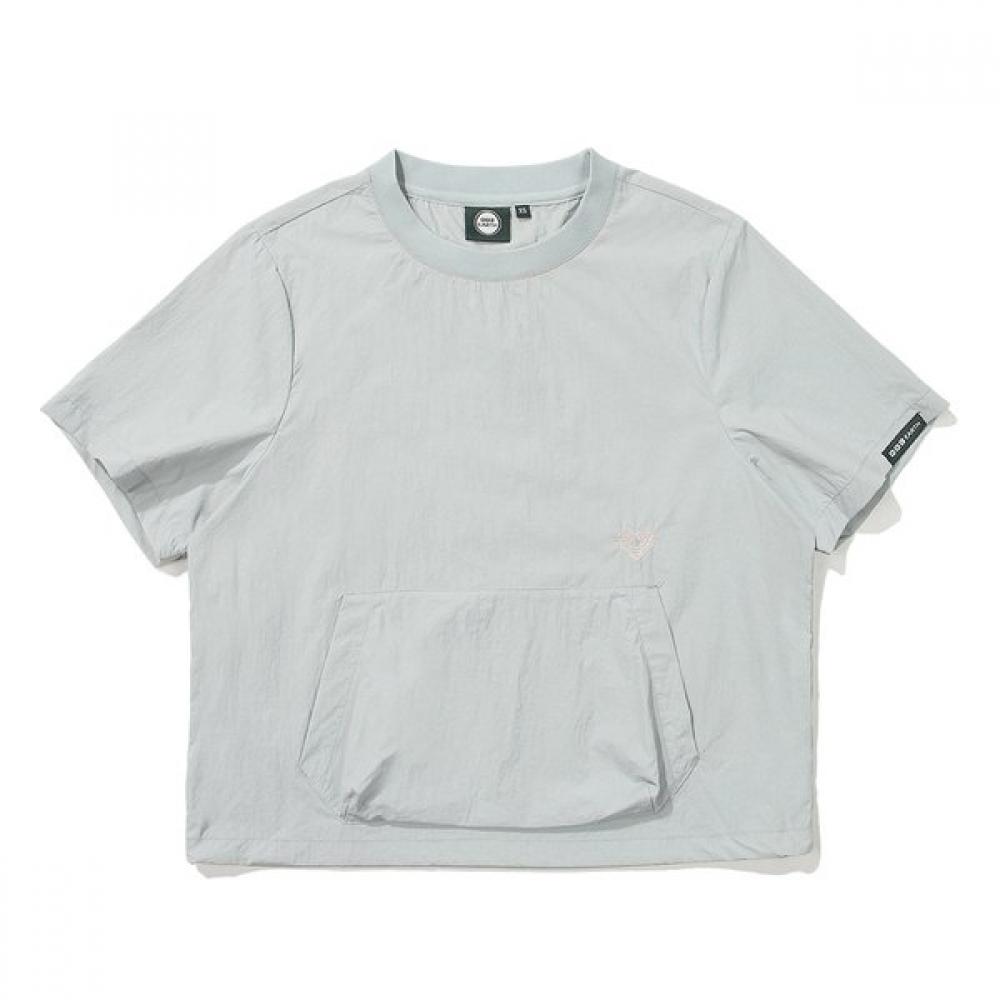 Bbc EarTh Woven T shirT  Dark minT  EarTh hearT 090