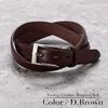 [NARU] Genuine Tochigi Leather Belt for Men, Business Suit Belt, Gentleman's, Popular Brand, Stylish, 30mm Width, Adjustable Size, Made In Japan