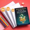 10pc-a4/16k Transparent Book Cover Protector High Transparency Pp Material Adjustable And Reusable School Stationery For Student