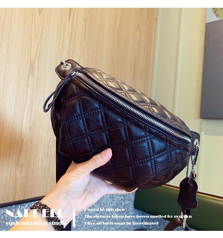 Damen 2025 Sattel-Brusttasche aus Rindsleder - Vielseitige Lässige Crossbody- und Hüfttasche im High-End-Stil