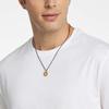 Emporio Armani Round Pendant Chain Hip Hop Titanium Steel Necklace Men Necklace EGS2707710