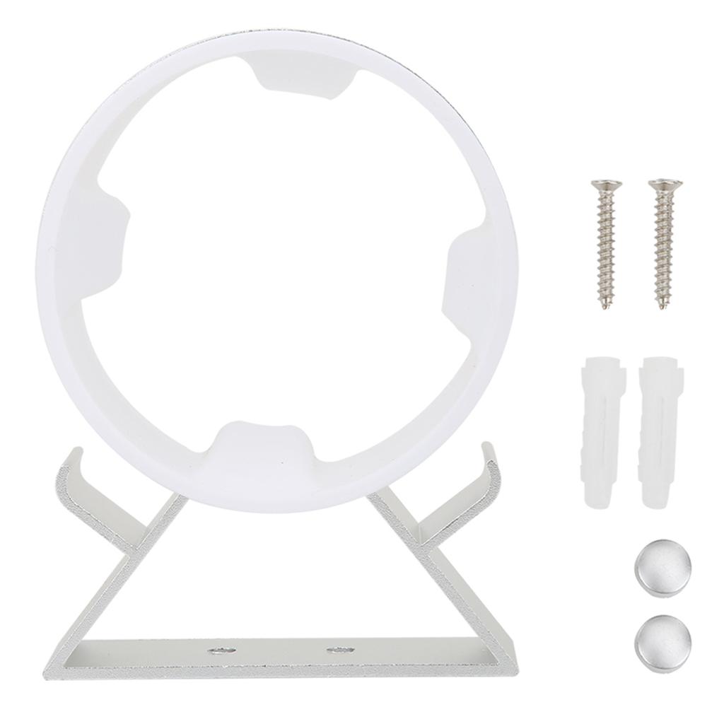 Hair Dryer Rack Space Aluminum Hole Free Blower Organizer Lightweight Hardware Accessory(9482SS
