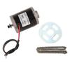 12V 120W Hochgeschwindigkeits-Elektro-DC-Bürstenmotor-Kit mit 25H76-Kette und 25H 3-Loch 47 Zähne Kurbelgarnitur für DIY Elektro